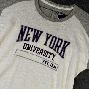 New York University Shirt Medium Women Long Sleeve NYC Streetwear